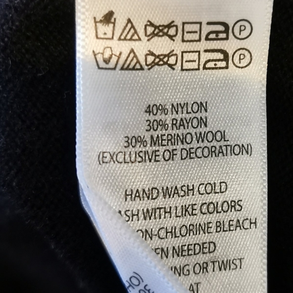 XS Nanette Lepore Lace & Wool Blend Sweater EUC - Picture 5 of 6